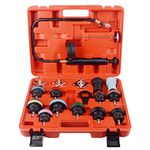 DAYUAN 18 Pcs Radiator Pressure Tester Tool Kit Cooling System Testing Tool Vacuum Vehicle Universal for Most Car Brands