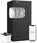 WILLOWYBE Portable Steam Sauna with Bluetooth Control, 4L KingPower Steamer, Body Tent, Foldable Chair | Personal Home Spa