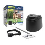 PetSafe Stay & Play Compact Wireless Fence, LCD Screen to Adjust The Circular Boundary, Secure up to a 3,000 Square Metre Area, Use for All Your Pets, Portable System