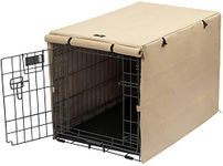 X-ZONE PET Double Door Dog Crate Cover - Polyester Pet Kennel Cover (Fits 24 30 36 42 48 inches Wire Crate)