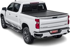 U-Guard Low Profile, Hard Four-fold Tonneau Cover Matte Black Compatible with (Silverado 1500 5.8' Bed (2019-2025))