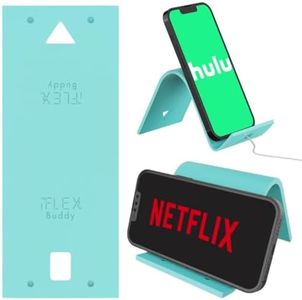 iFLEX Cell Phone Stand and Tablet Stand for Air Travel, Work and Home – Flexible Phone Holder is The Perfect iPhone Stand and Holds Any Mobile Device (Sea Foam Green), FLEXGREY1