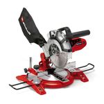 Einhell TC-MS 2112 Compound Mitre Saw - 1600W, 5000 RPM Circular Saw With Work Table, Clamp, Dust Collection, +/-45° Mitre, +/-45° Bevel - Electric Saw With 48T Blade For Cutting Wood, Plastic