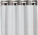 Melodieux Thermal Insulated Blackout Curtain Liner for 84" Length Curtains, 1 Panel, 50" x 80", Rings Included