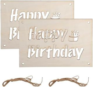 PTJJXA Biglietto di Compleanno in Legno, Carta di Legno Regalo di Denaro Originale, Biglietti di Auguri Vuoto per Avvolgere i Contanti, Banchetti Ornamenti per Feste la Decorazione Della Casa