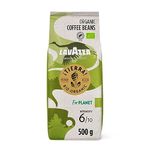 Lavazza, Tierra For Planet, Coffee Beans, Ideal for Espresso Machines, with Fruity and Flowery Aromatic Notes, Mild and Fruity Taste, 100% Organic Arabica, Intensity 6/10, Light Roast, Pack of 500g