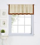 Elrene Home Fashions Wilton Window, 60" W x 15" L (1 Valance), Spice