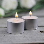 EIN SOF Tea Lights Candles Set of 20 – 9 Hours Burn Time Tealight for Home Décor, Jumbo Size White Unscented Natural Wax T Light Candle for Diwali Decoration with Long Lasting