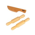 NESTA TOYS - Play Dough Tools | Wooden Tools for Clay | Montessori Toys (18 Months +)