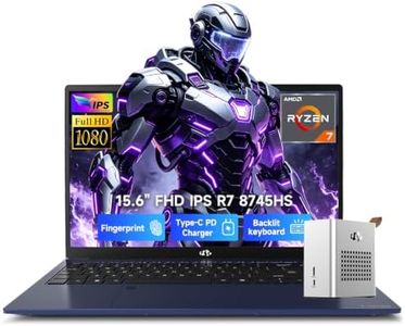 NIMO 15.6 Gaming-Creator-Laptop, 8 Core AMD Ryzen 7 8745HS 32GB RAM 1TB SSD Radeon 780M, with eGPU Dock with RX 7600M XT 8GB GDDR6 for Video Editing, AI Tasks & Remote Streaming, 2-Yr Warranty
