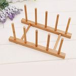 Wood Plate Rack