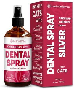 LeAcademic Cat Dental Care | Cat Breath Freshener | Dental Spray | All Breeds Mouth Cleaner | Spray for Bad Breath | Teeth & Mouth Cleaner | 4 oz