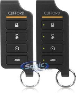 Clifford 5806X 2-Way Paging Car Alarm Vehicle Security and Remote Start System