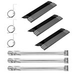 BMMXBI 720-0819 720-0787D Grill Parts Kit for Kitchen Aid 720-0787D 3 Burner Gas Grill, Heat Plate Shield Burner Tube Replacement for Kitchen Aid 720-0819 720-0787D 720-0787E