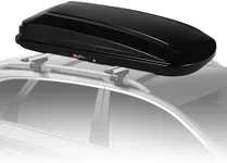 Garvee Heavy Duty Hard Shell Roof Top Cargo Carrier - 70(L) x31(W) x15(H) Waterproof Lockable Storage Box Capacity 165 Lbs 17.7 Cu Ft - Tool-Free Install- Fits SUV, Truck, Van