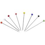 AN Sunshine 200 Pieces Sewing Pins Ball Round Head Pins Straight Quilting Pins for Dressmaker Jewelry Decoration