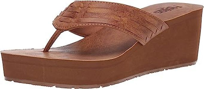 FLOJOS Women's JESS Flip-Flop, Tan, 8 Medium US