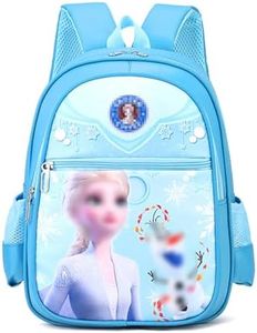 Newtic Sac à Dos Sac à Dos Enfant Grande Capacité Peut Être Ajustée Cartable Fr-oz-en Cartable Fille Maternelle Primaire sac reine des neiges fille pour École Voyage Seach Term Fr-oz-en Sac à Dos (B)