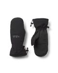 Rab Women's Storm Mitts - Waterproof Breathable Synthetic Insulated Gloves for Skiing & Snowboarding - Black - Medium