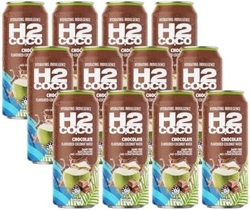 H2Coco Pure Coconut Water, 12 x 500 ml, Pure Coconut Water with Chocolate