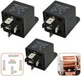 3 Packs 00432101 5-Pin 12V 40A Multi-Purpose Relay Heavy Duty Relay by MQparts - Replaces 109748 430-300 00432100 109748X - Compatible with Car, Boat, and Ariens EZR1440 EZR1540 EZR1640