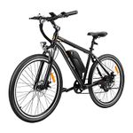 Jasion EB5 Electric Bike for Adults, 500W Peak Motor, 360Wh Removable Battery, 32km/h Commuting Electric Mountain Bike, 7 Speed, Front Fork Suspension Ebike