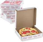 10" Length x 10" Width Lock Corner Clay Coated Thin Pizza Box by MT Products