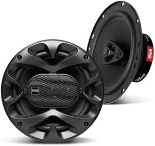 BOSS Audio Systems CH6530B Chaos Series 6.5 Inch Car Door Speakers - 300 Watts Max (per Pair), Coaxial, 3 Way, Full Range, 4 Ohms, Sold in Pairs, Bocinas para Carro