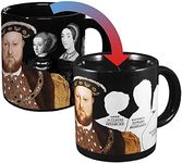 Henry VIII Disappearing Wives Mug - Add Coffee or Tea and The Fate of Henry's Wives Is Revealed - Comes in a Fun Gift Box