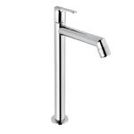 ENICET High Neck Pillar Cock, Chrome Finish, 12 inch Tall Extended Body, Foam Flow, Wash Basin Pillar Tap, Sink Tap for Kitchen and Bathroom (DE120)