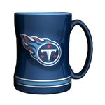 NFL Tennessee Titans Sculpted Relief Mug, 14-Ounce