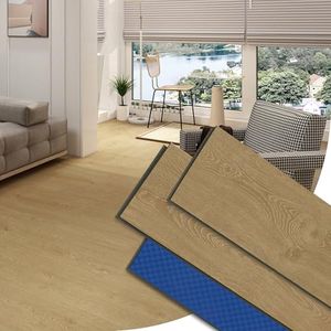 19.56 Sq.Ft SPC Vinyl Flooring Plank Click‑Lock Rigid Core Wood Look Luxury Waterproof Floor Tile 5 Planks with IXPE Pad 9"×62.6" x8 mm 30mil Wear Layer Scratch Resistant,White Nights