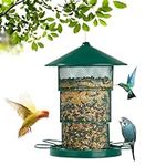 Bird Feeders for Outdoors, Metal Wi