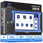 MUCAR Bidirectional Scan Tool, VO7S All Systems & 28+ Reset OBD2 Scanner Diagnostic Tool with ECU Coding,Wireless Scanner for Car with Active Test,Injector Coding,Crankshaft Relearn,Support FCA CANFD