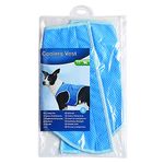 Pet Cooling Vest Cool Down Vest for Summer,Ice Vest for Small Medium and Large Dogs (Size : M)