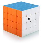 4x4 4x4x4 Cube,Speed Magic Cube 4x4,Easy Turning 3D Puzzle Cube Games Toy Gift for Kids Adults(Stickerless)