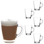 LAV Vega Glass Coffee Mug All Purpose Set of 6/10 oz