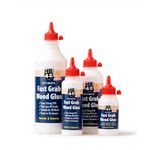 HB42 Ultimate Fast Grab Wood Glue - Fastest and Strongest Bond for Interior and Exterior Woodwork - High Spec D3 Grade - Bonds in 10 Minutes, Stronger Than Wood Itself! (500ml)