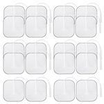 Tens Electrodes Pads - 40PCS 50X50mm Self Adhesive Reusable Electrodes Pads for Tens Acupuncture Digital Machine Massager Electrotherapy Tens Pads for Tens Machine