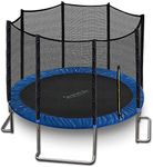 Home Backyard Sports Trampoline - Large Outdoor Jumping Fun Trampoline for Kids/Children, Safety Net Cage (12ft.)