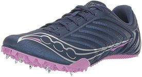 Saucony Women's Spitfire 5 Sneaker, Indigo/Grape, 7