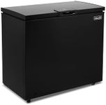 Newair 6.7 Cu. Ft. Chest Freezer with Removable Basket, Quiet Deep Freezer, Digital Temperature Control, Top Open Door Alarm, Fast Freeze Mode, Compact Freezer, Garage Storage, Matte Black