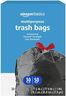 Amazon Basics Flextra Multipurpose Drawstring Trash Bags, Unscented, 30 Gallon, 50 Count
