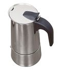 IMUSA USA B120-22061M Stainless Steel Stovetop Espresso Coffeemaker 4-Cup, Silver