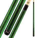 Viking Valhalla 100 Series No Wrap 2 Piece 58” Pool Cue Stick VA105 (21oz, Green)