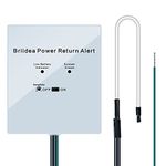 Power Return Alarm, Briidea Utility Power Back on Alert for Generator, Loud Siren with LED Indicator