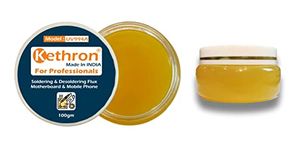 Kethron® Original UV994A No-Clean Welding | Soldering & Desoldering Flux & Grease for ICS | BGA Repair | Rebelling (Smartphones | Motherboards | Electronic Stuff) (100gm|130ml)