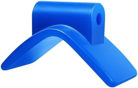 JFATXTT 3" V Boat Trailer Roller Bow Stop Installation Aperture 1/2" Bow Stop for Boat Trailers Blue Bow Roller.