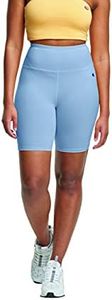 Champion Women's 7' Everday Bike Shorts, Wildflower Pale Blue, X Small