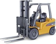 Dollox Die-cast Forklift Truck Toys 1/50 Scale Metal Engineering Vehicle Fork Truck High Detail Construction Vehicles Model Collection Forklift Decoration Toy Gift for Kids